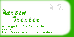 martin trexler business card